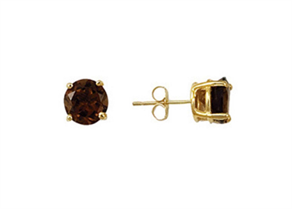 Solitaire Gemstone Stud Earring